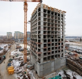 Ход строительства дома № 42, корпус 1 в ЖК Страна.Прибрежная -