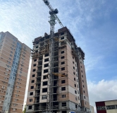 Ход строительства дома № 95В, 2 этап в ЖК На Ленина -