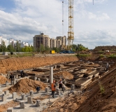 Ход строительства дома 2 в ЖК Калина -