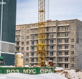 Ход строительства дома 1.9 в ЖК Родные росы -