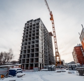 Ход строительства дома 1, корпус 4 в ЖК 1+1 -