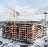 Ход строительства дома 1 в ЖК Лебедевский (Квартал Лебедевского) -