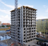 Ход строительства дома № 1, корпус 1 (ГП-5.2) в ЖК Уездные кварталы -