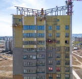Ход строительства дома 1 в ЖК Чижи -