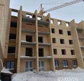 Ход строительства дома 46, блок В, 2 этап в ЖК Семейный квартал Ритм -