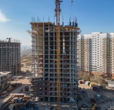 Ход строительства дома № 1 в ЖК АйвазоSKY -