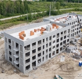 Ход строительства дома № 11 (ГП-5), этап 11 в ЖК Скандиа. Квартал у озера -