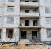 Ход строительства дома № 8 в ЖК Мёд -