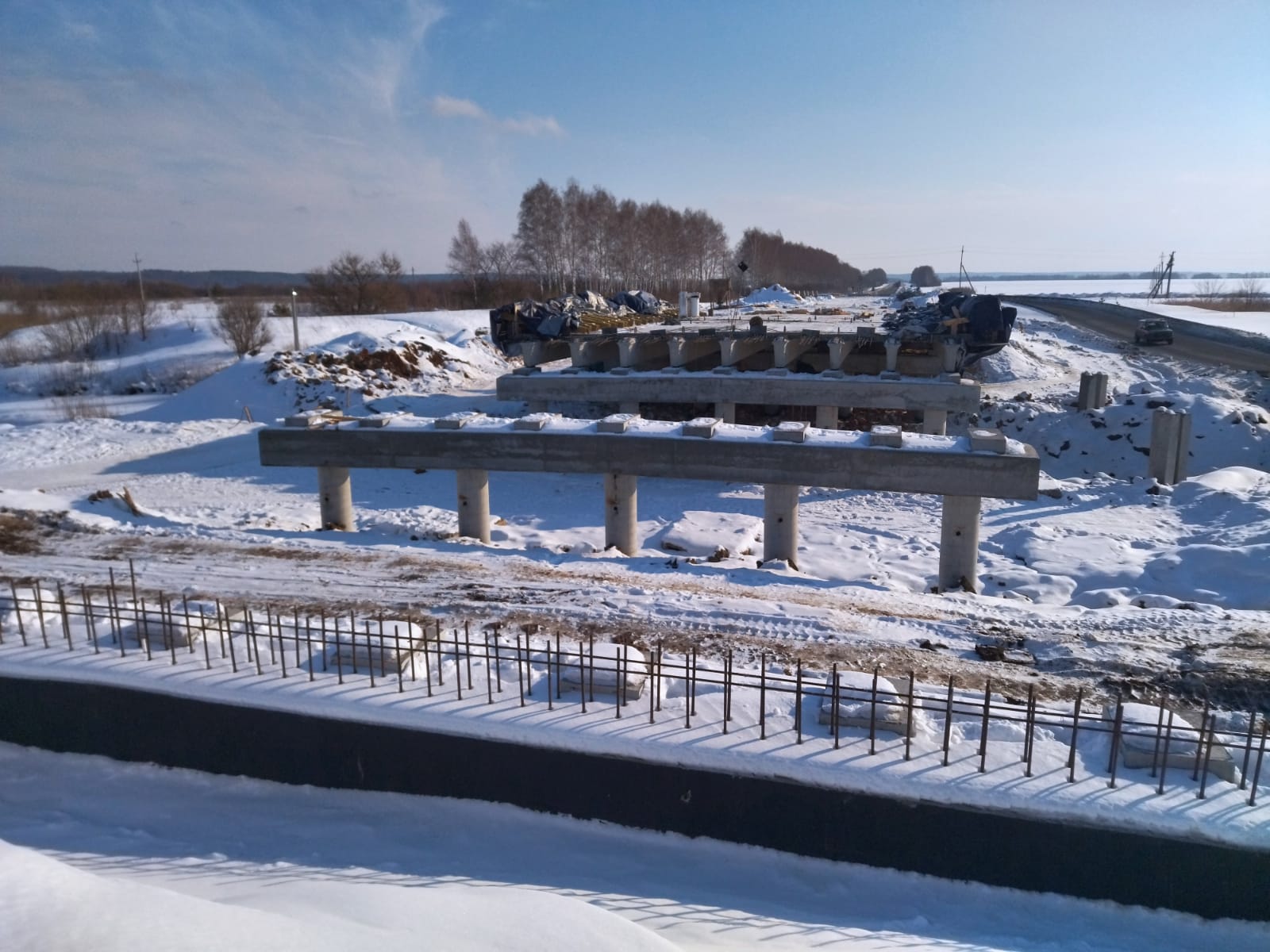 Капремонт моста через Озерку на трассе Р-158 в Нижегородской области завершится в июне  - фото 1