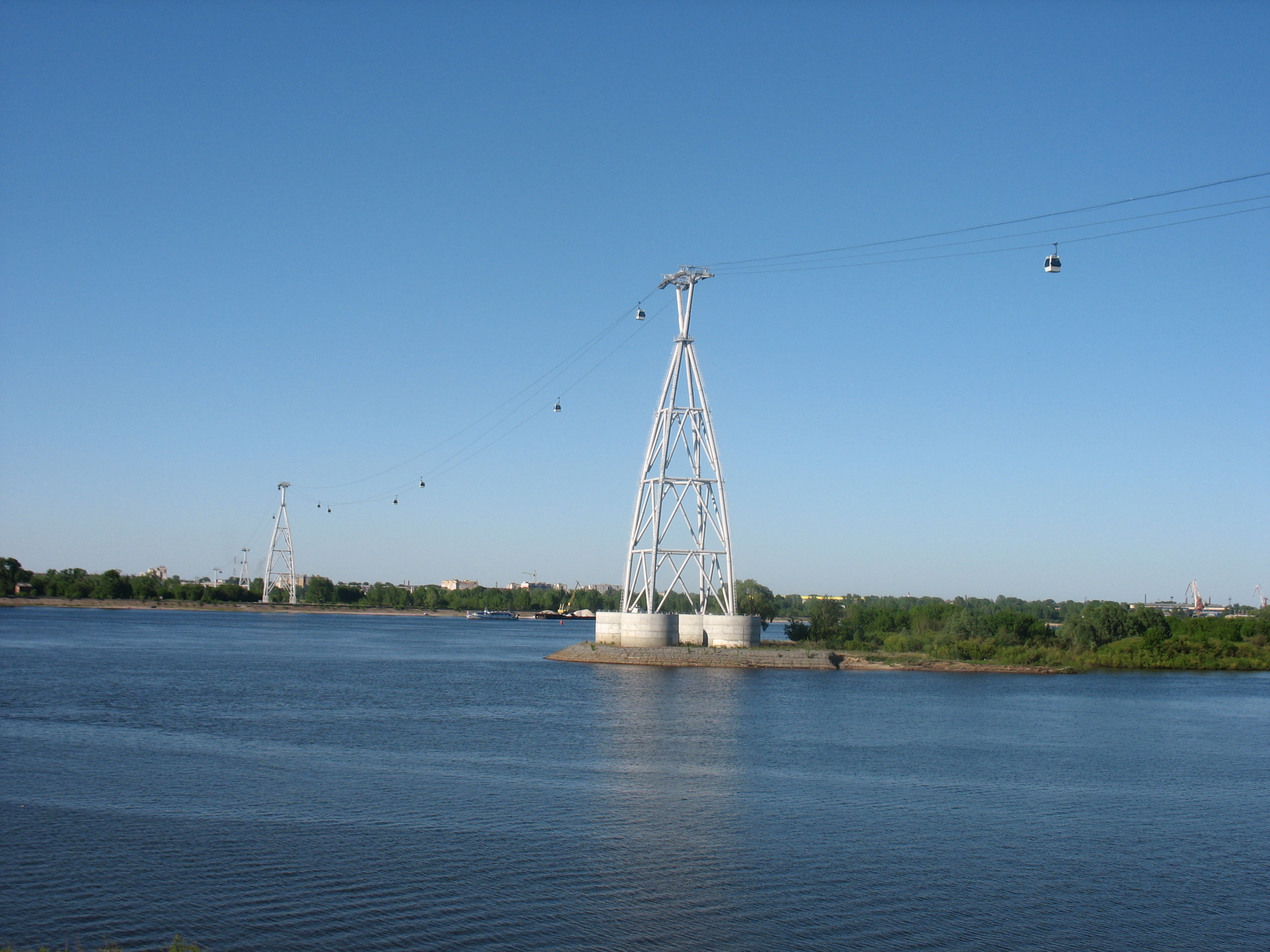 Канатная дорога между Нижним Новгородом и Бором возобновила работу после урагана - фото 1