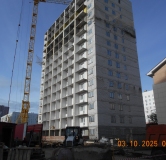 Ход строительства дома блок А в ЖК Перспектива -