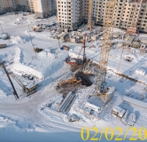 Ход строительства дома 12б в Микрорайон Нанжуль-Солнечный -