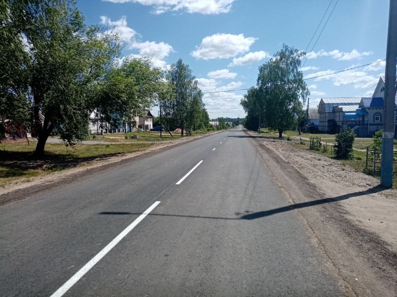 Центральную дорогу в Вознесенском отремонтировали за 75,5 млн рублей - фото 1