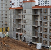 Ход строительства дома № 20, корпус 2 (E) в ЖК Отличие -
