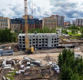 Ход строительства дома 5 в ЖК Гренландия -