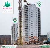 Ход строительства дома 1.1 в ЖК Лесной массив -