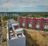 Ход строительства дома 49а в ЖК Вишневая Горка -
