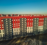 Ход строительства дома 49а в ЖК Вишневая Горка -