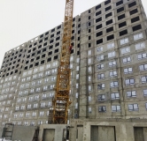 Ход строительства дома 1 в ЖК Лугометрия -