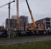 Ход строительства дома 1 в ЖК Уникум на Амирхана -