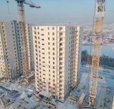 Ход строительства дома 5.2 (2 этап) в ЖК Классика -