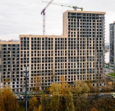 Ход строительства дома 96 в ЖК Живи! в Рыбацком -