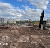 Ход строительства дома 1 в ЖК Динамика -