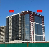 Ход строительства дома 73-1-4 в ЖК Компас -