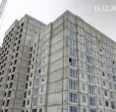 Ход строительства дома Позиция 14 в ЖК Бабяково -