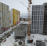 Ход строительства дома № 107, 3 секция в ЖК Боровое -