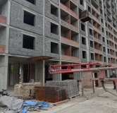 Ход строительства дома блок-секция 1 в ЖК Приволжский -