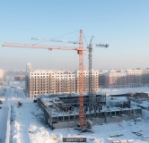 Ход строительства дома 6.1 в ЖК Пшеница -