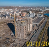 Ход строительства дома № 5.2 в ЖК Новоостровский -