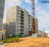 Ход строительства дома 11 в ЖК Родные росы -