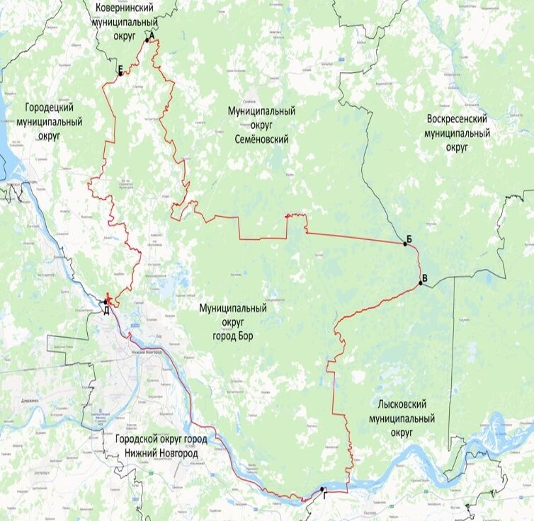 Границы Бора уточнят после объединения Кстова и Нижнего Новгорода - фото 1