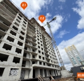 Ход строительства дома 2 в ЖК Лотос -
