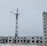 Ход строительства дома 1.2 в ЖК Родные Просторы -