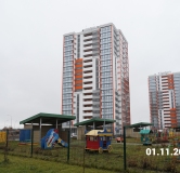 Ход строительства дома 55 в ЖК Дружный -