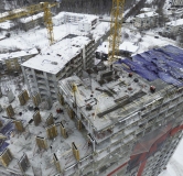 Ход строительства дома 4 в ЖК Бодровский -