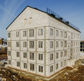 Ход строительства дома № 25 в Микрорайон Новая Жизнь - Ройка -