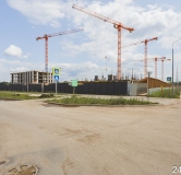 Ход строительства дома секция 1.4, 1.5 в ЖК Экогород Яркий -
