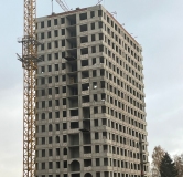 Ход строительства дома секция 5 в ЖК Авиатор -