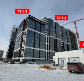 Ход строительства дома 73-1-4 в ЖК Компас -
