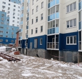 Ход строительства дома 2 в ЖК Выборная-Рябиновая -