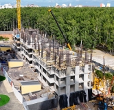 Ход строительства дома № 2, корпус 21 в ЖК Горизонт -