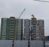 Ход строительства дома 76 в ЖК Радужные дворы -