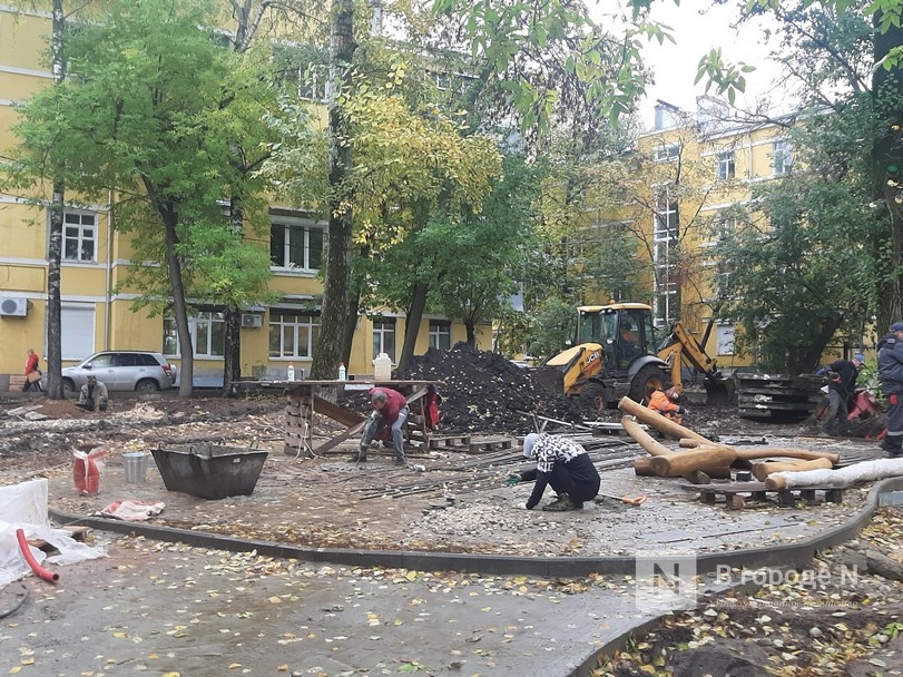 Сквер на Алексеевской начали благоустраивать в Нижнем Новгороде - фото 1