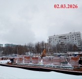 Ход строительства дома 1 в ЖК Проспект -