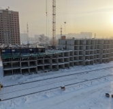 Ход строительства дома 14 в ЖК Радуга Сибири -