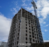 Ход строительства дома 10 в ЖК Прео-8 -